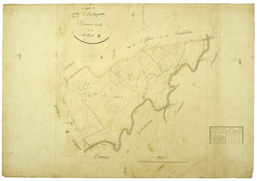 Aubagnan - section B, feuille 2