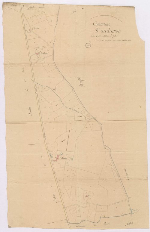 Audignon - Section C, dite de Pédebolan et Guibat, 2e feuille
