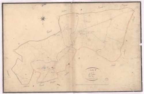 Audignon - Section F, dite de l'Eglise, par Dimulle géomètre