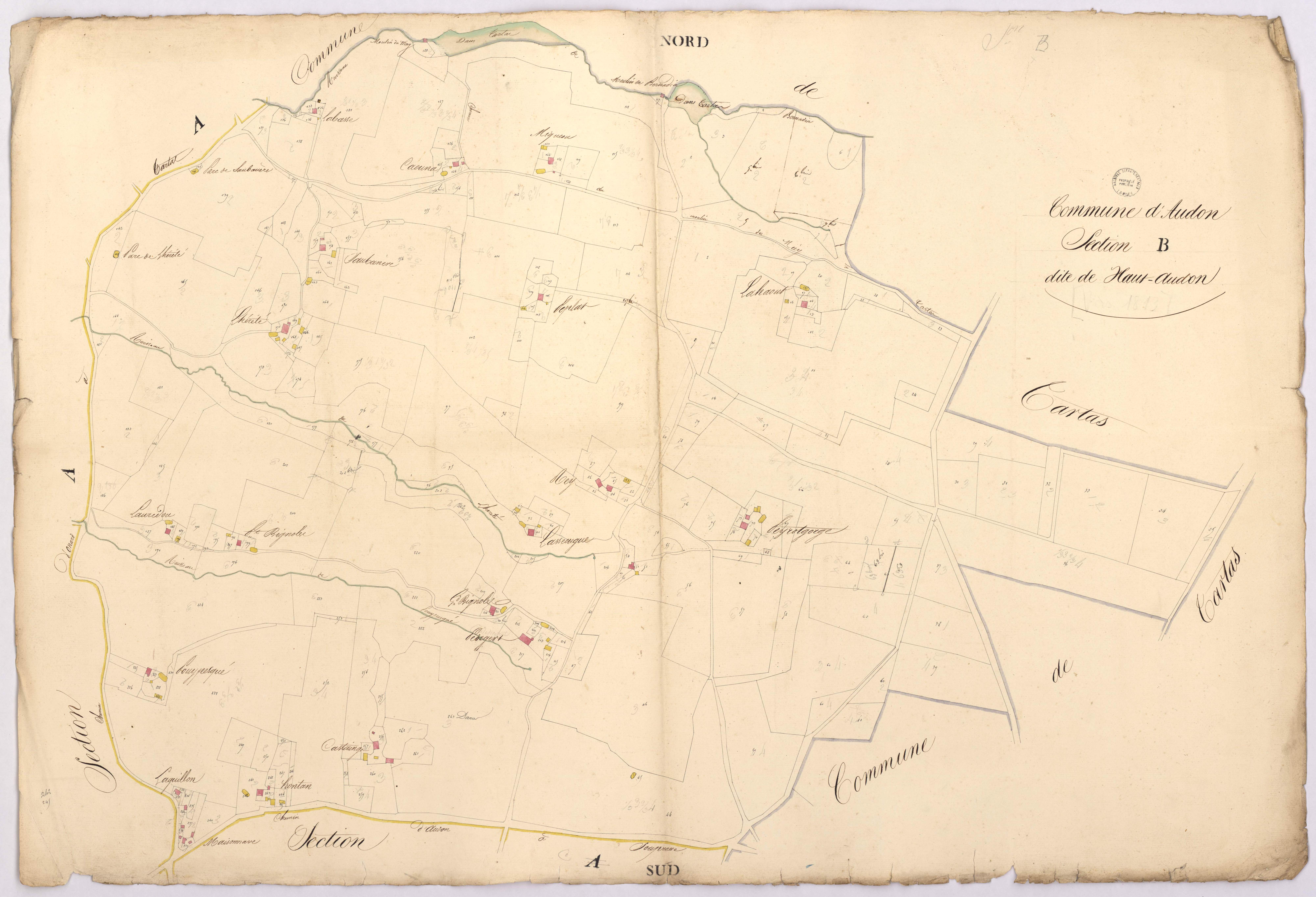 Audon - Section B, dite de Haut-Audon