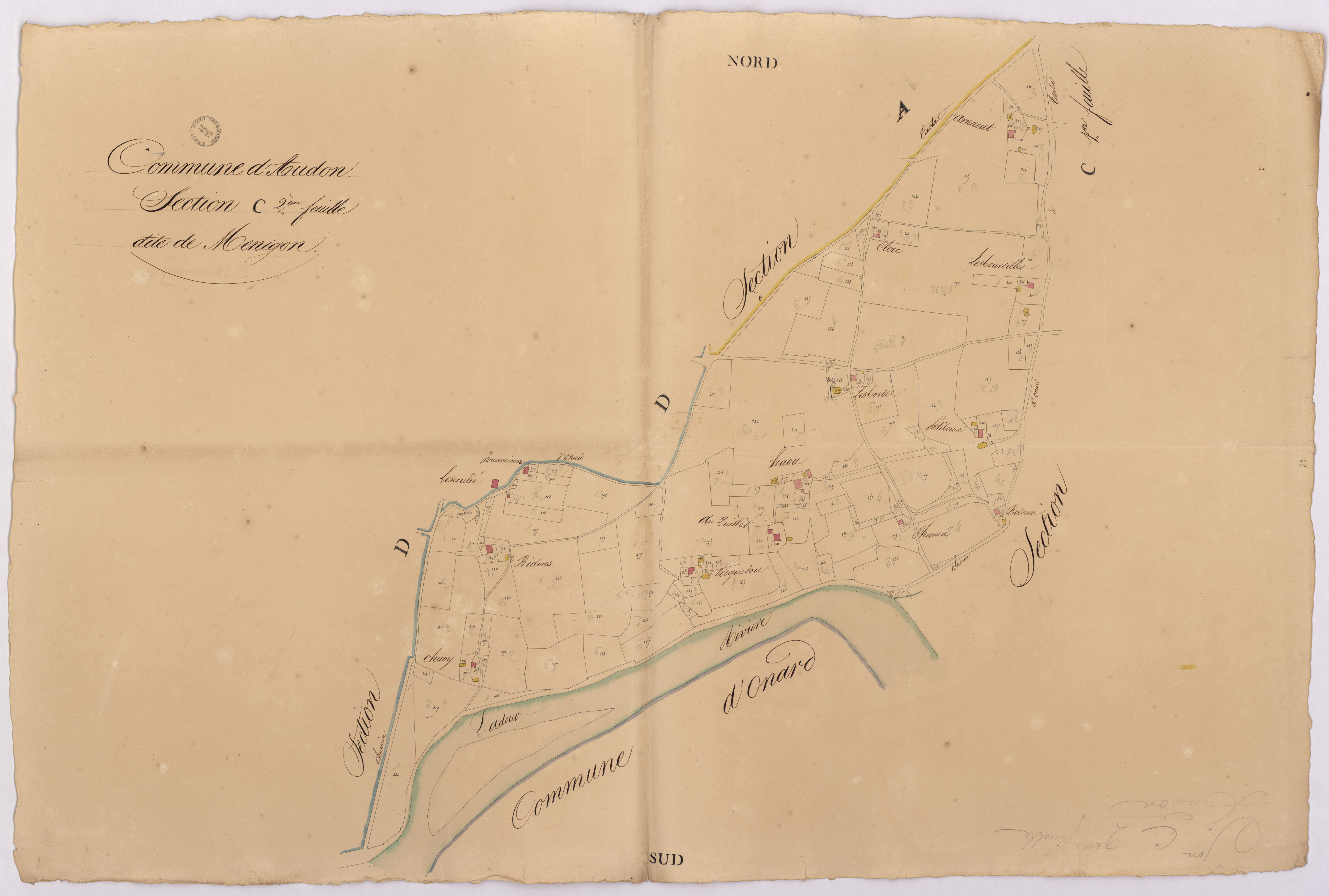 Audon - Section C, dite de Menigon, 2e feuille
