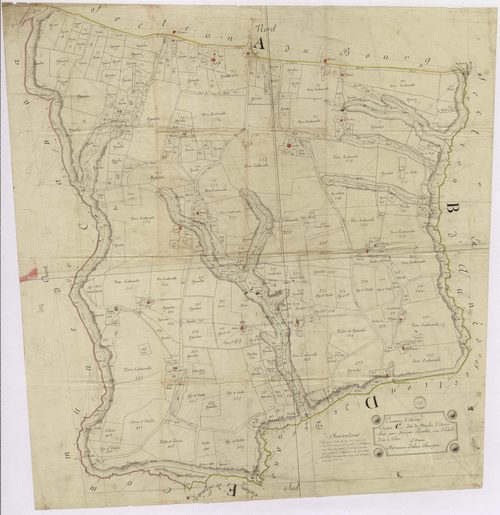 Aurice - Section C, dite du Moulin d'Aurice, par Lagrolet géomètre