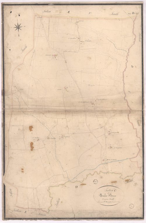 Aurice - Section C, dite du Moulin d'Aurice, 2e feuille
