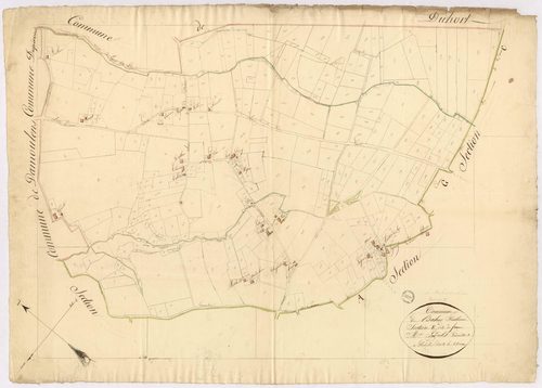 Bahus-Soubiran - Section B, dite de France, par Lagrolet géomètre
