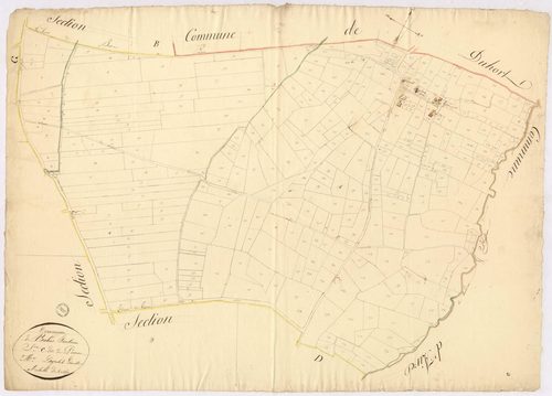 Bahus-Soubiran - Section C, dite de Pemeau, par Lagrolet géomètre
