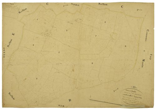 Bascons - Section D, feuille 1