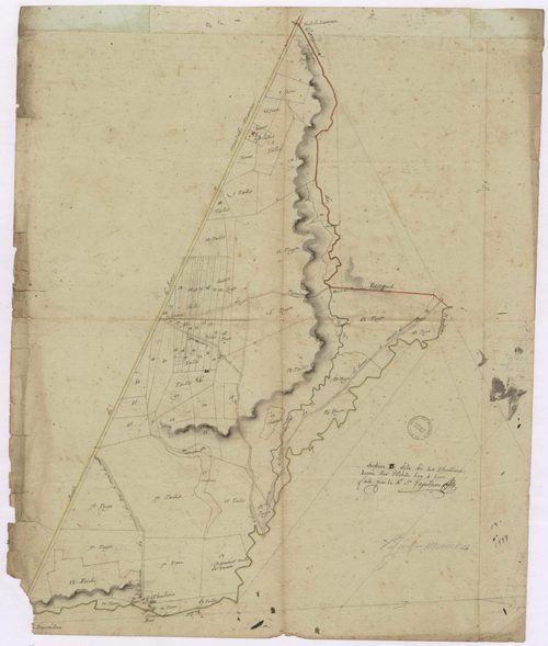 Bas-Mauco - Section B, dite de la Thuillière, par Lagardère géomètre