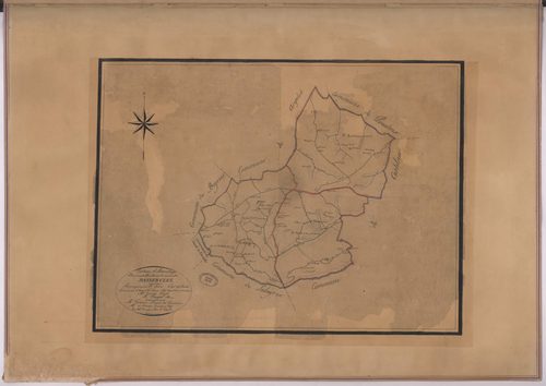 Bassercles - Tableau d'assemblage de la commune de Bassercles par de Comeau, Brun et Dauga fréres géomètres