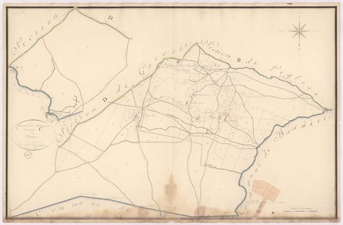 Baudignan - Section C, dite du Château, par Dauga géomètre