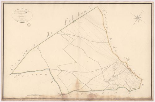 Baudignan - Section D, dite de Garoste, par Dauga géomètre