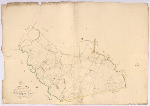 Bégaar - Section B, dite du Pouy, [2e feuille], par Brun géomètre