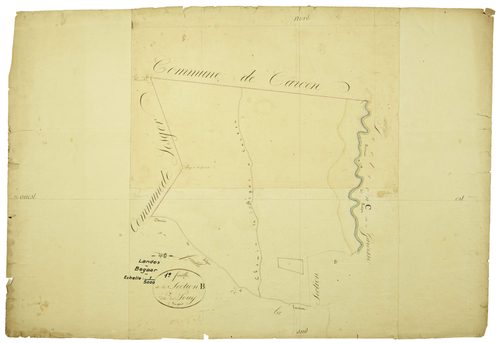 Bégaar - Section B, feuille 1