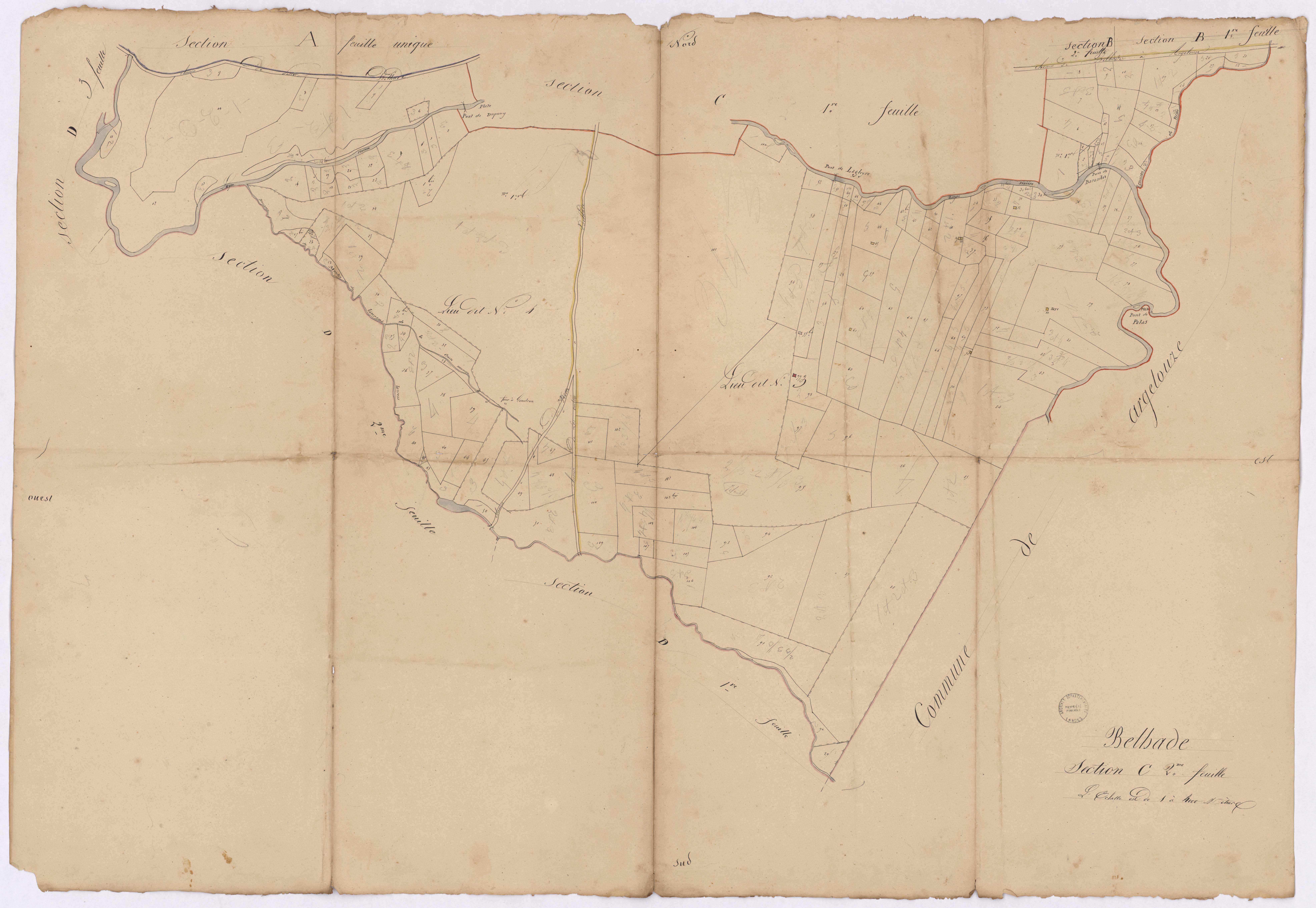 Belhade - Section C, 2e feuille