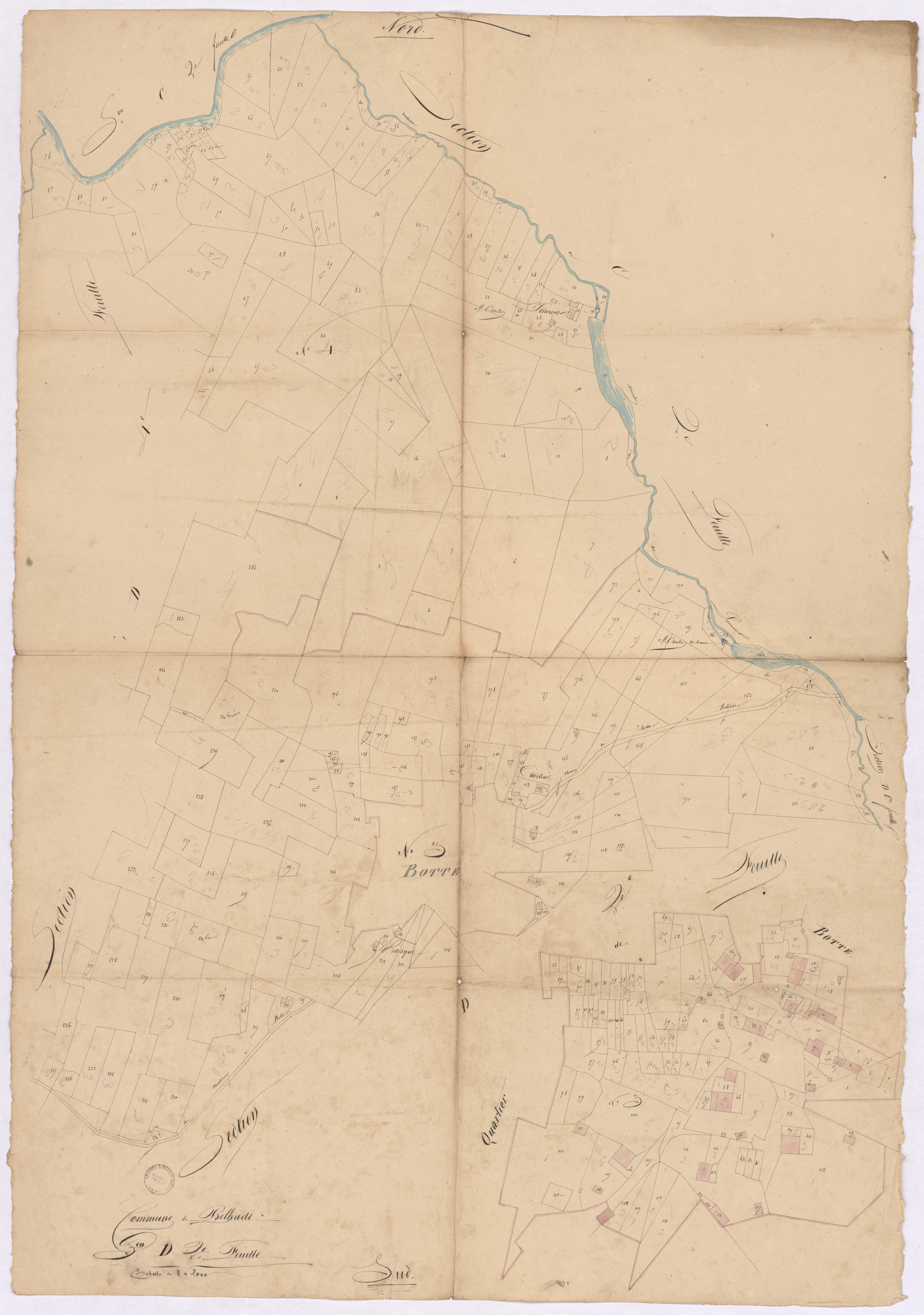 Belhade - Section D, 2e feuille