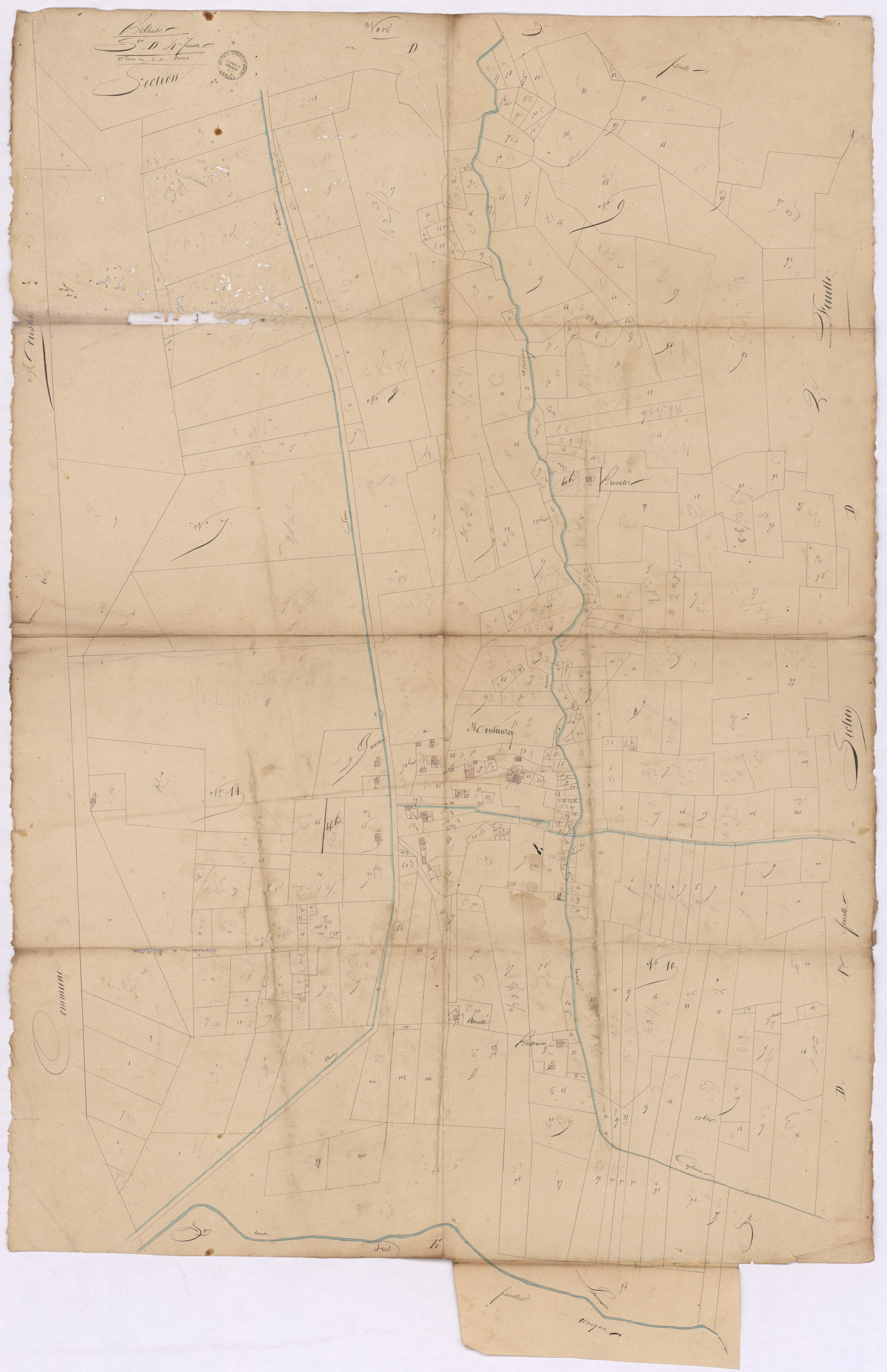 Belhade - Section D, 4e feuille