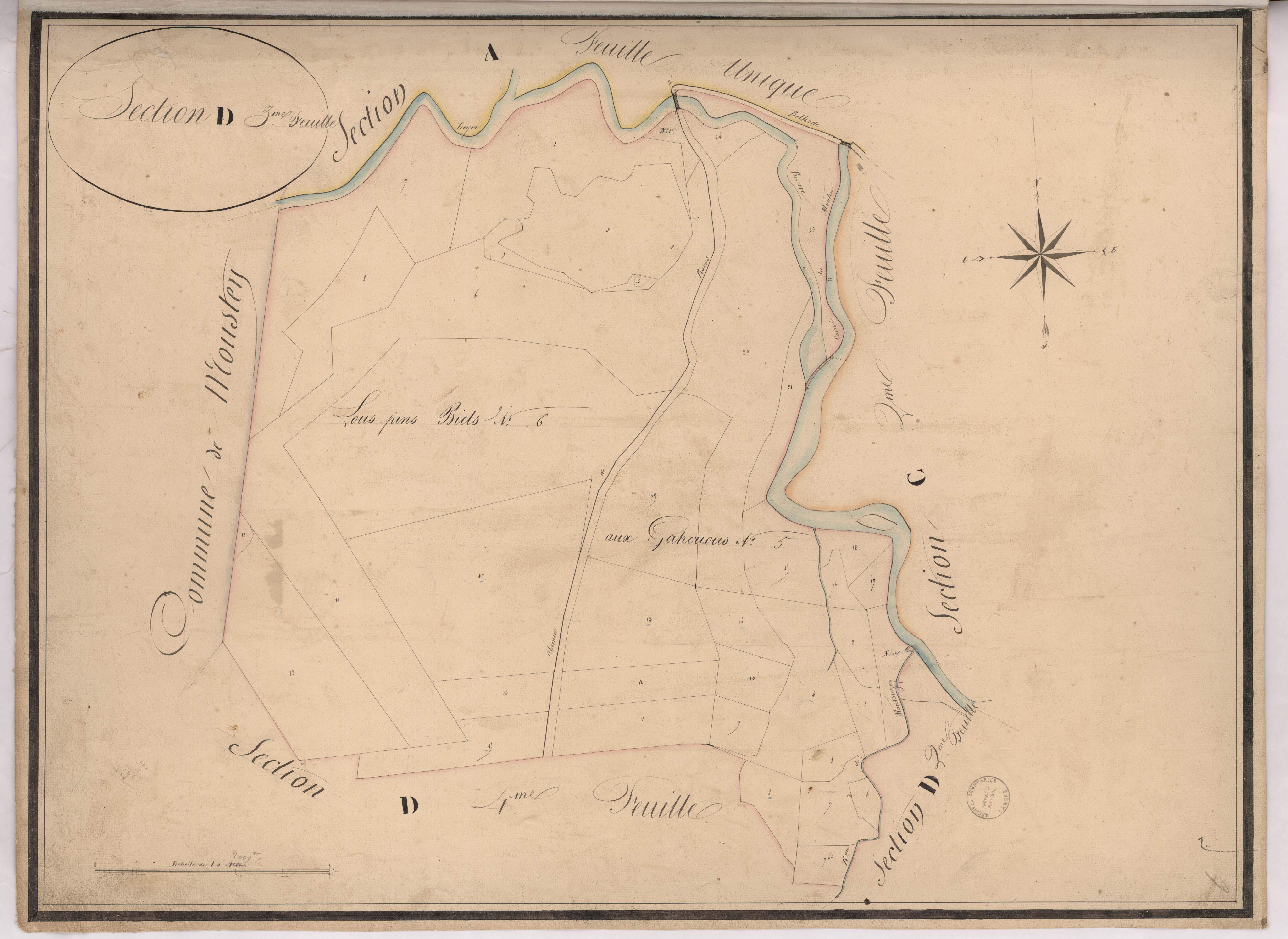 Belhade - Section D, 3e feuille