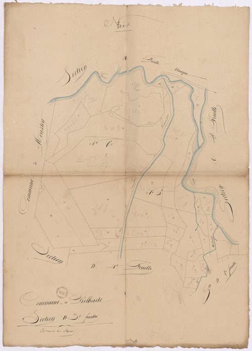 Belhade - Section D, 3e feuille