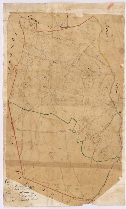 Bélis - Section A, dite de Maurin, par Lagrolet géomètre