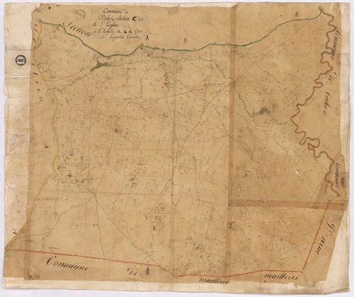 Bélis - Section C, dite de l'Eglise, par Lagrolet géomètre