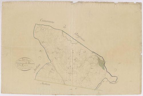 Bénesse-Maremne - Section B, par Louis Dumont géomètre