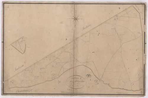 Bénesse-Maremne - Section C, dite d'Aguillon,  par Louis Dumont géomètre