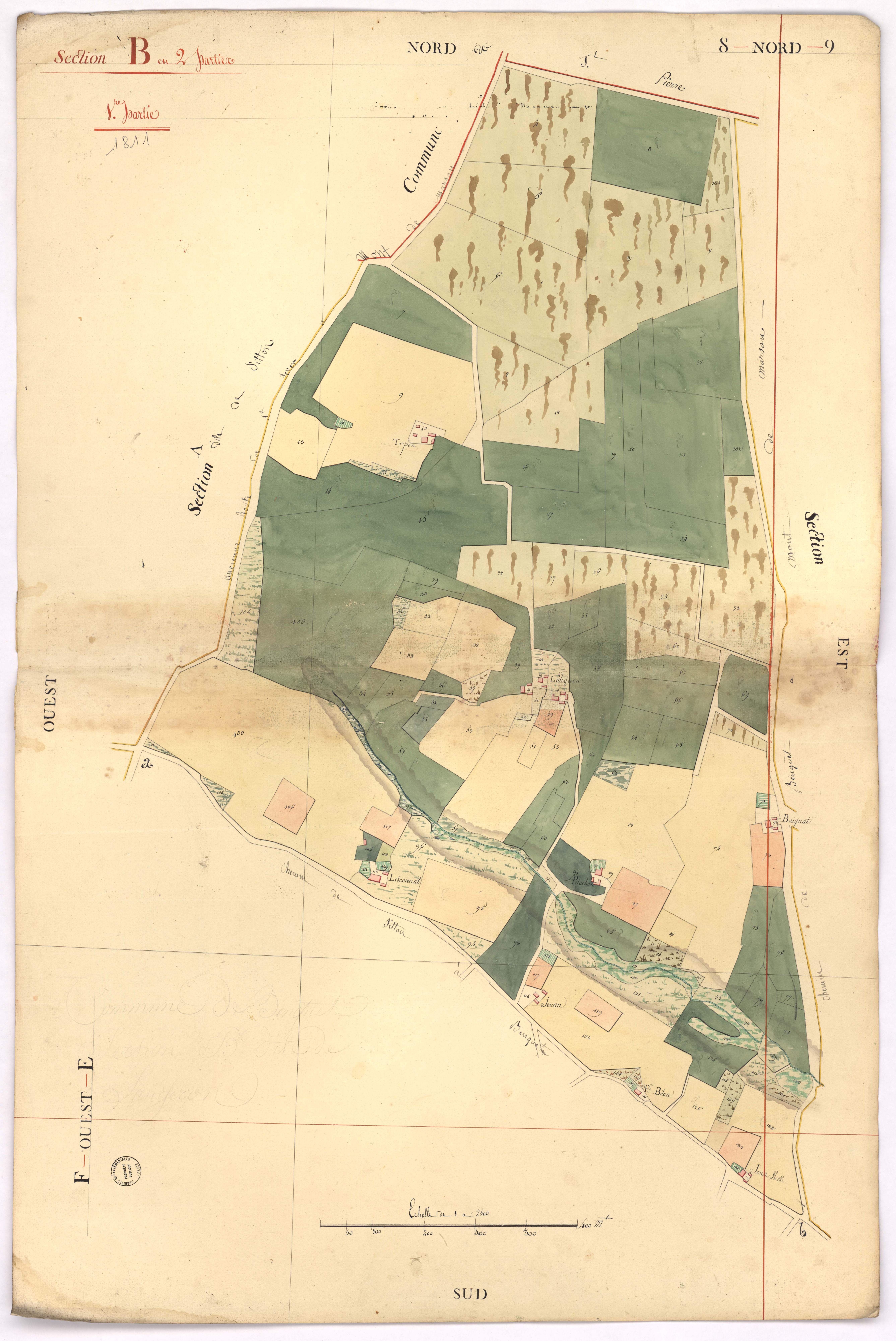 Benquet - Section B, [dite de Laugeron], 1re partie