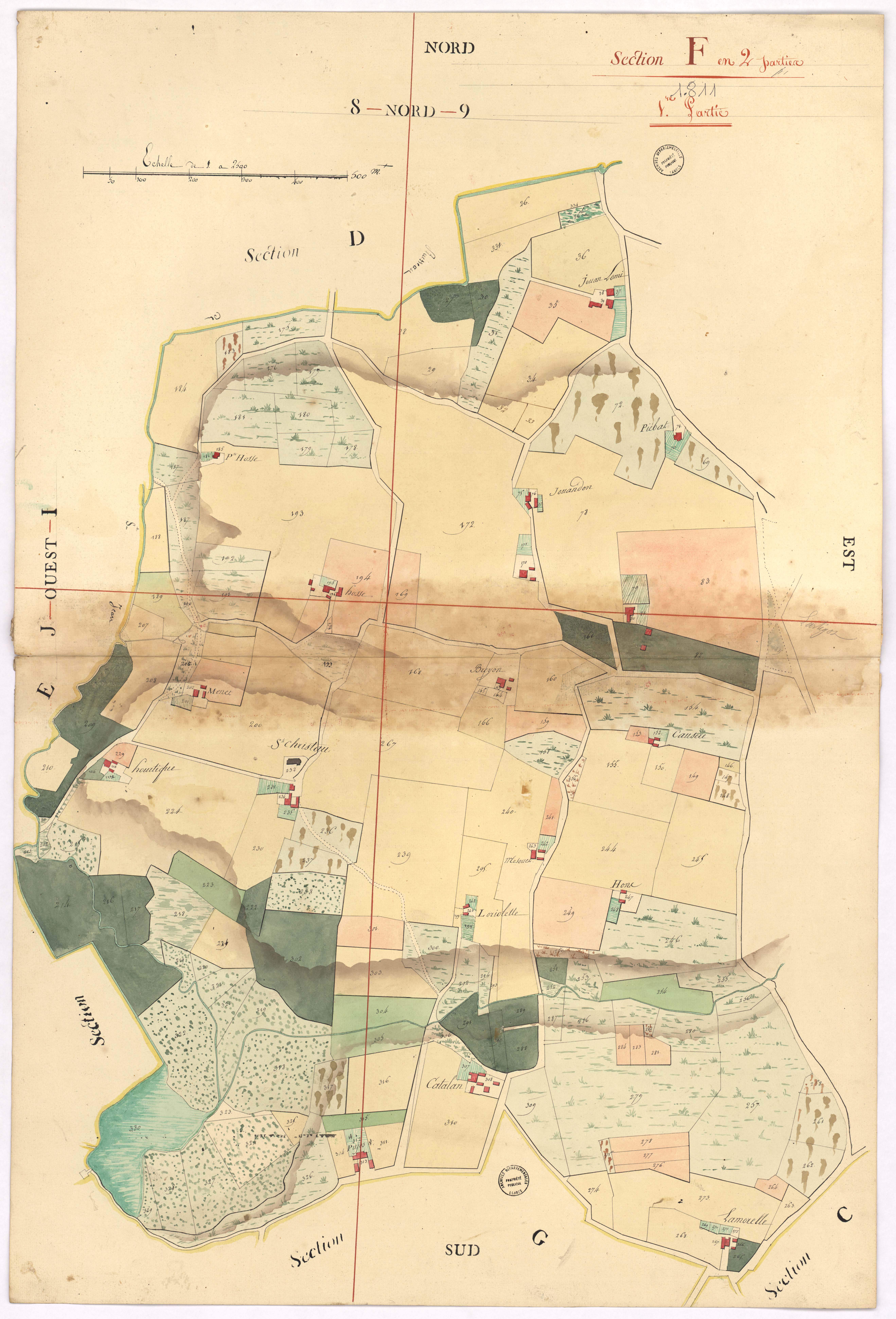 Benquet - Section F, [dite de Saint-Christau], 1re partie