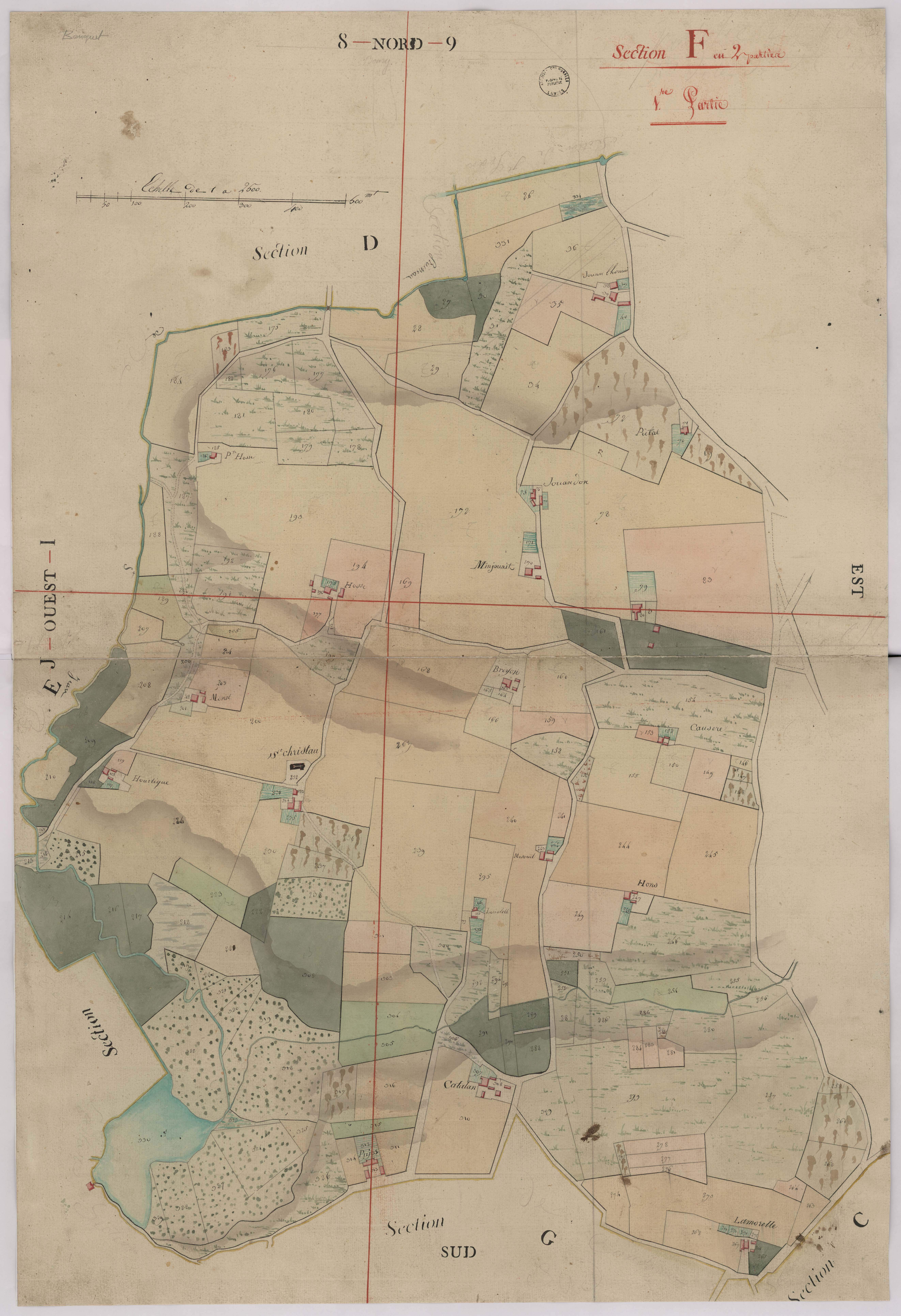 Benquet - Section F, [dite de Saint-Christau], 1re partie