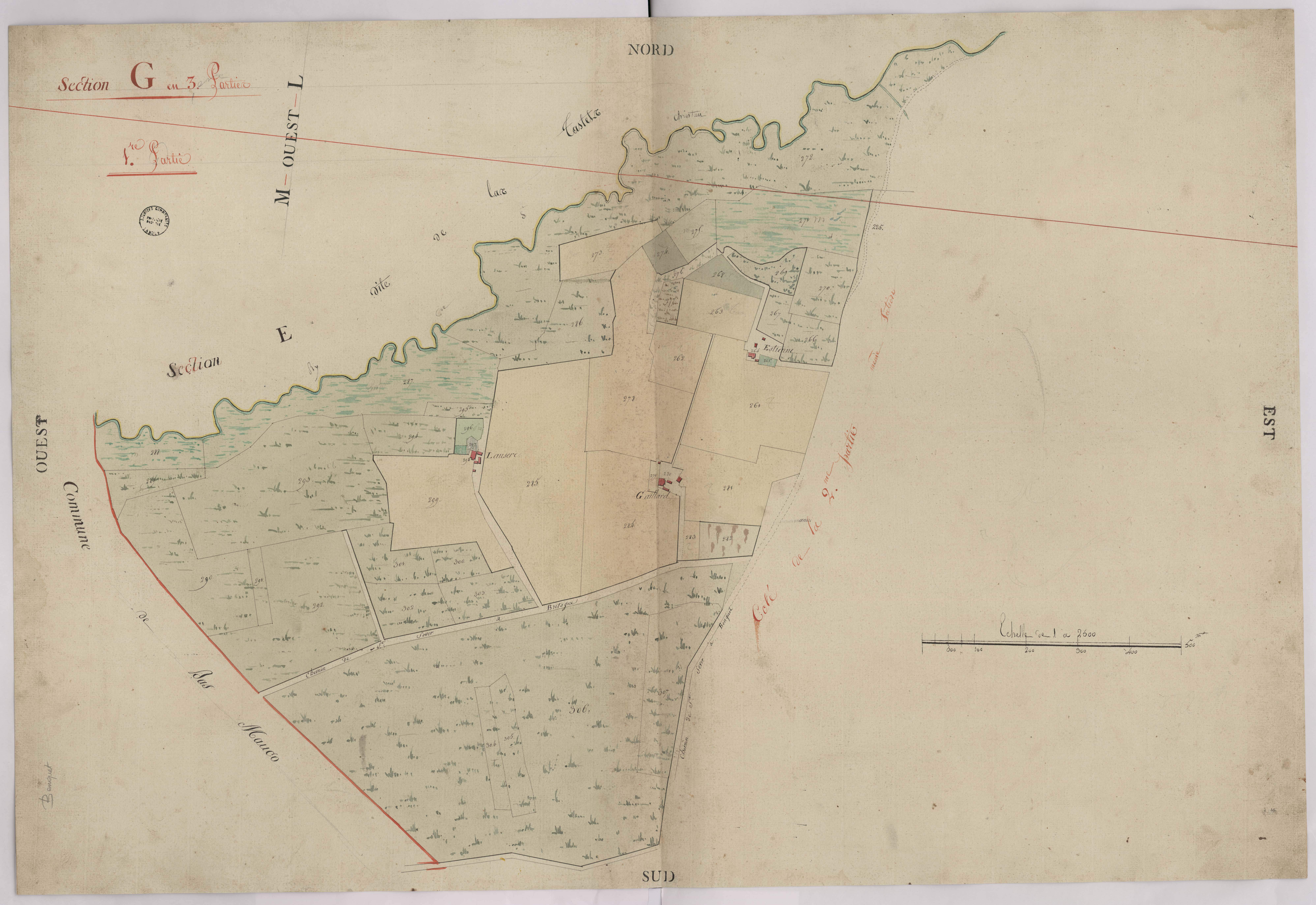 Benquet - Section G, [dite de Coudanne], 1re partie