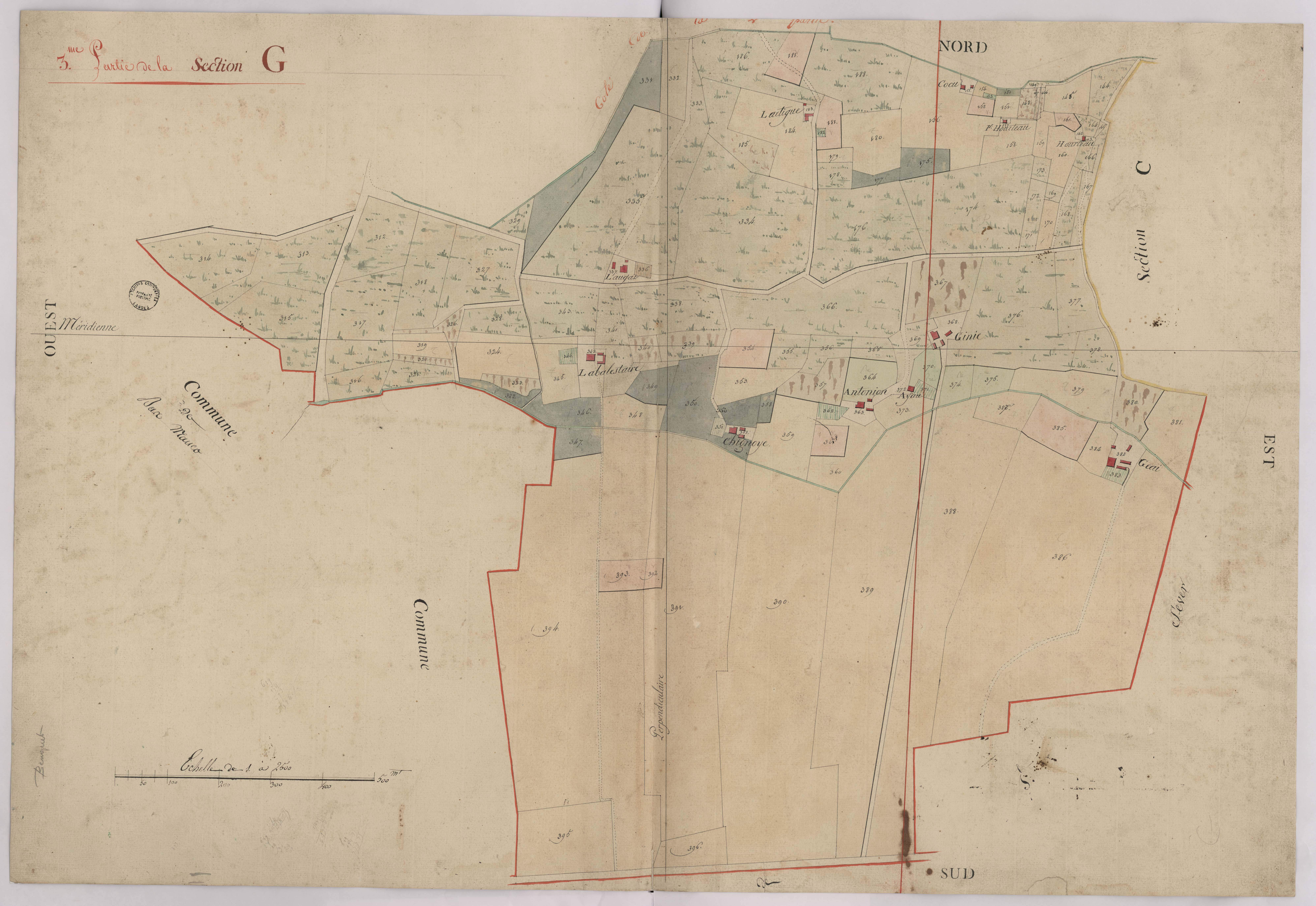 Benquet - Section G, 3e partie