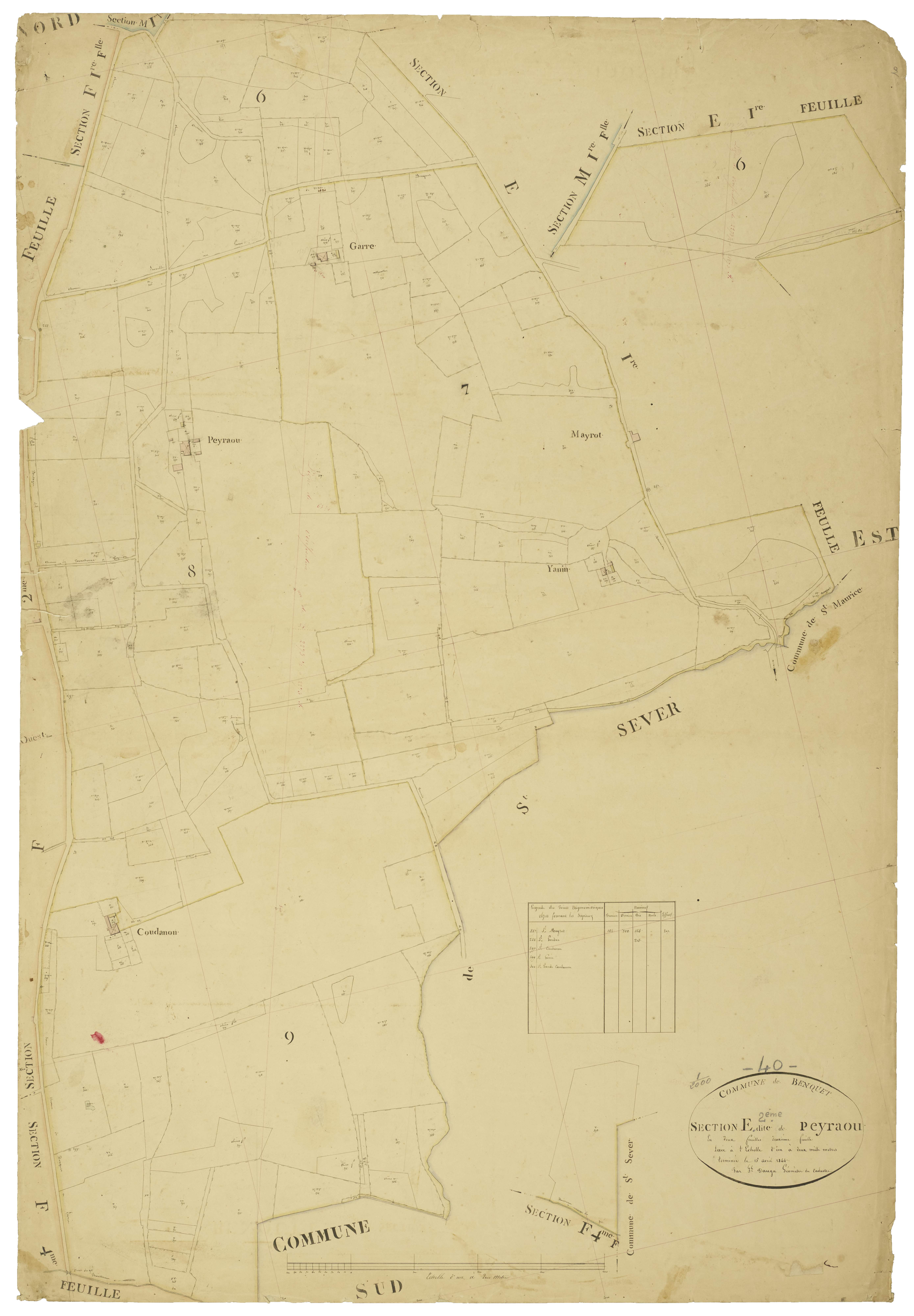 Benquet - Section E, feuille 2
