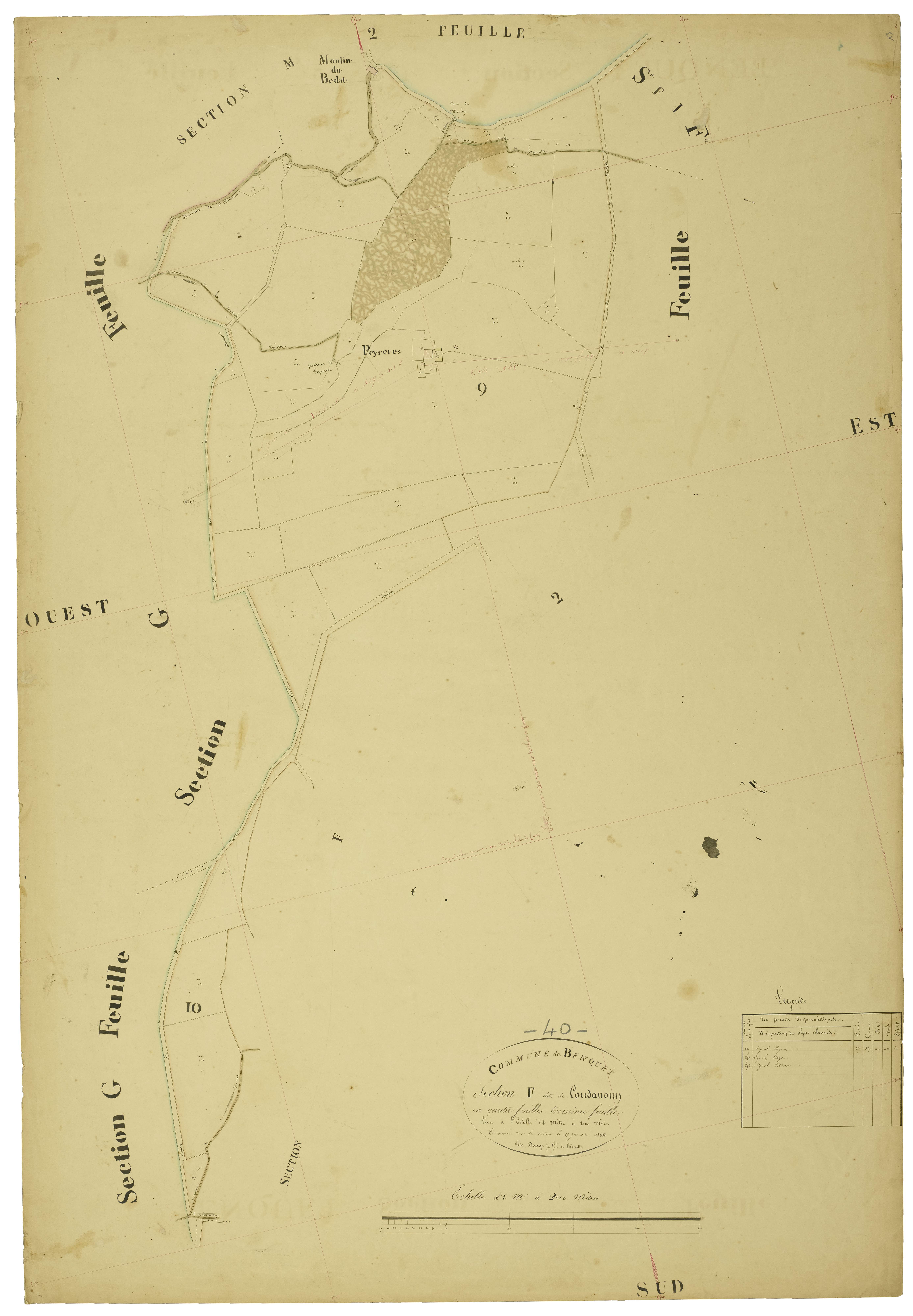Benquet - Section F, feuille 3