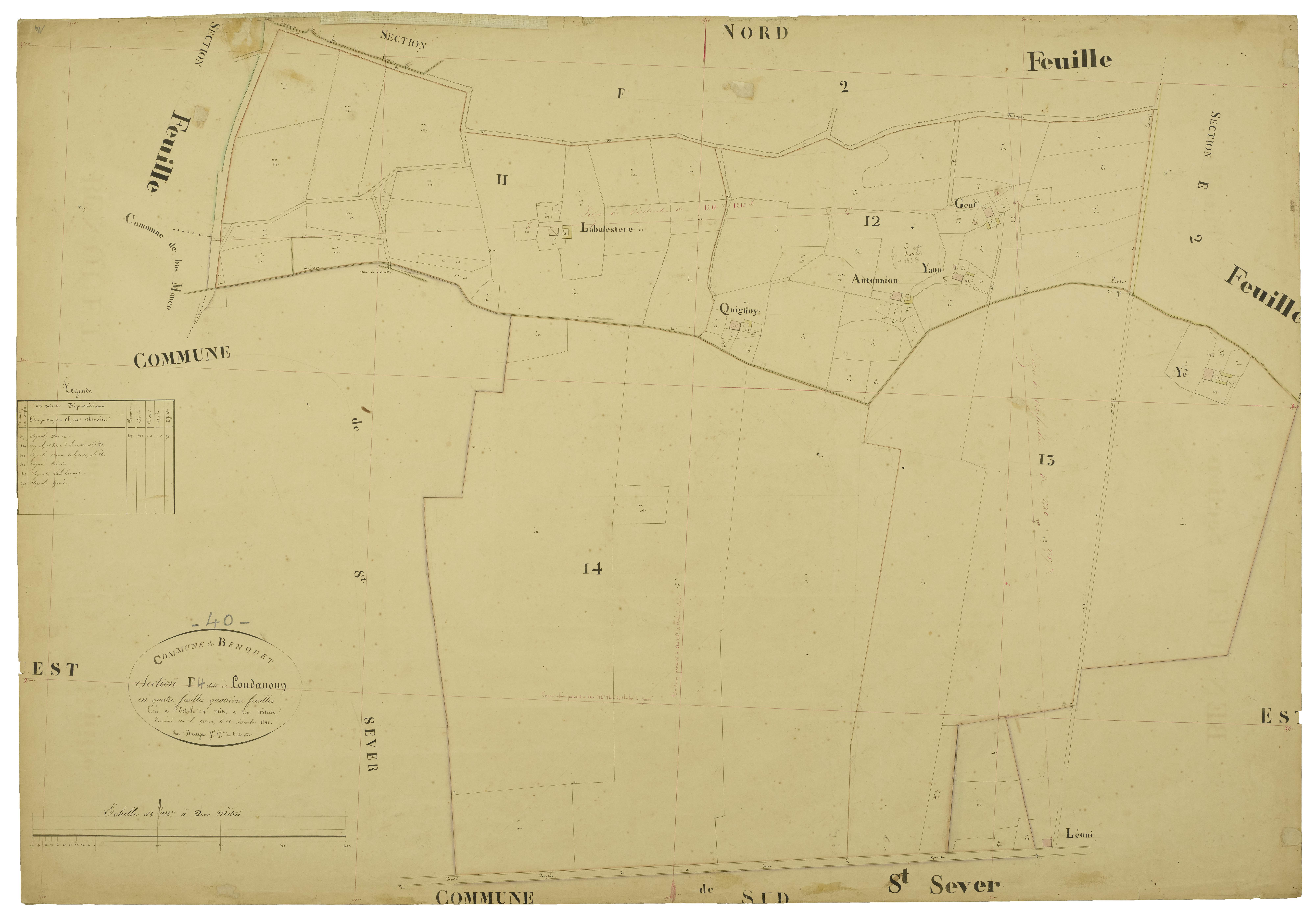 Benquet - Section F, feuille 4