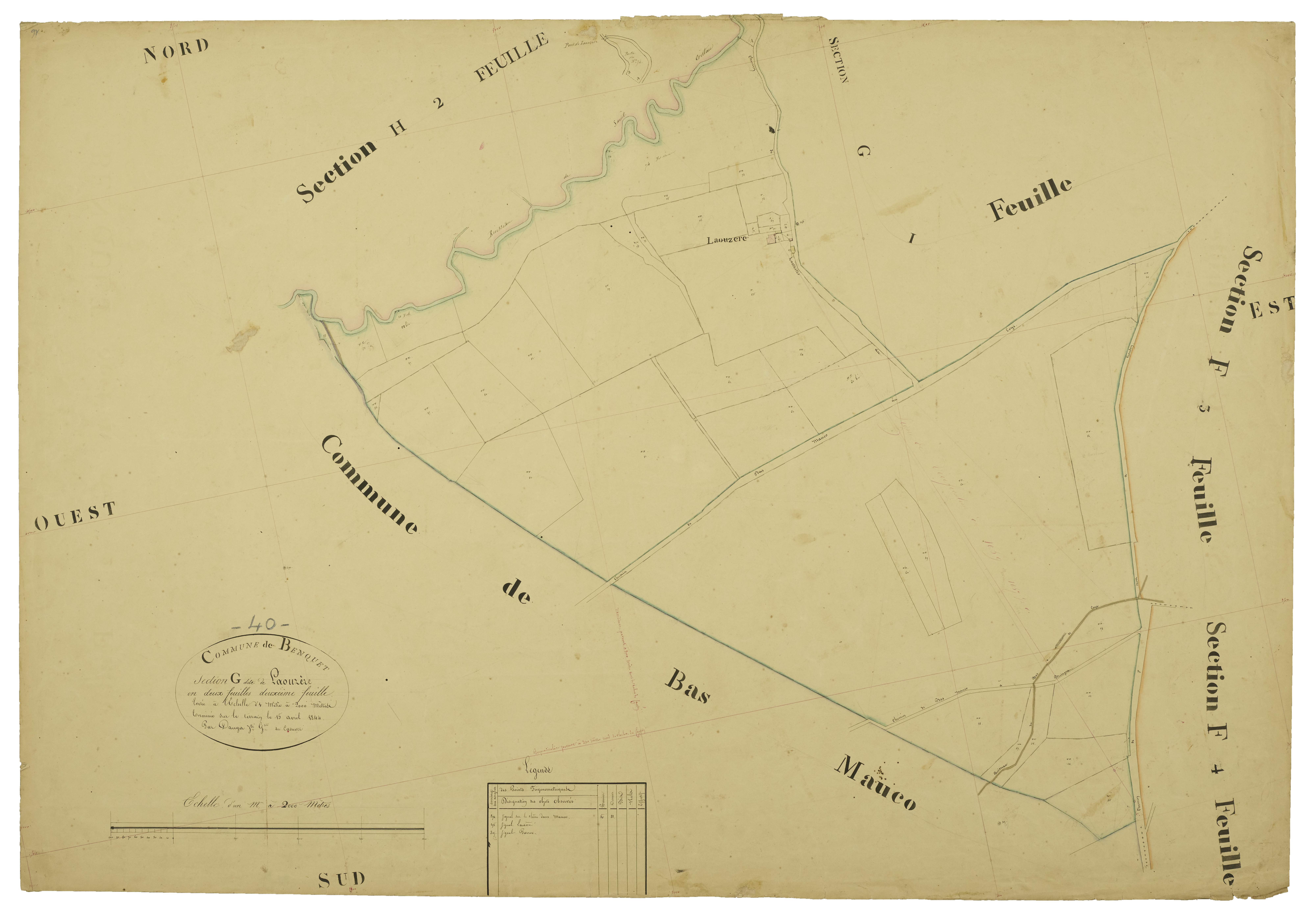 Benquet - Section G, feuille 2