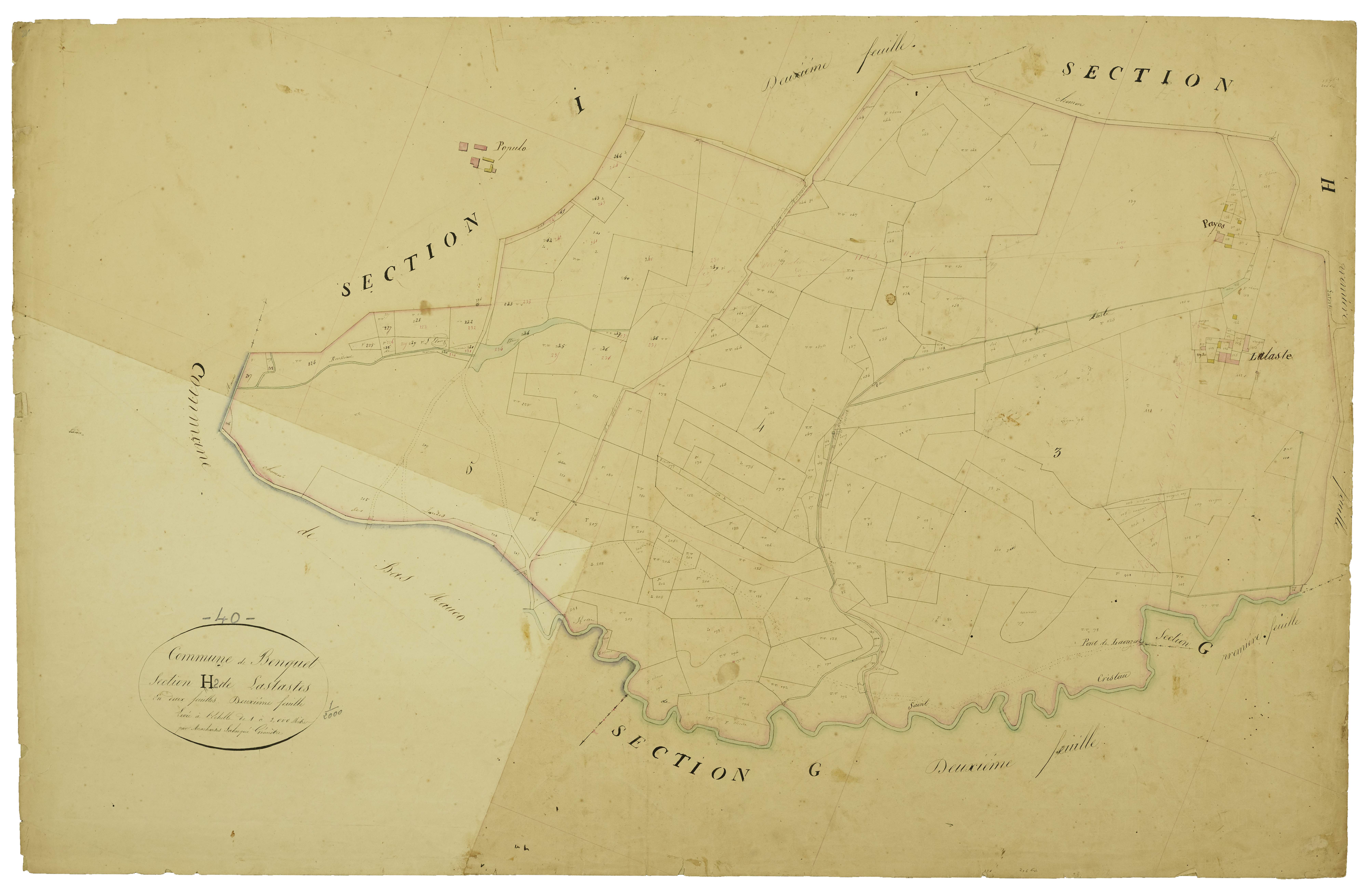 Benquet - Section H, feuille 2