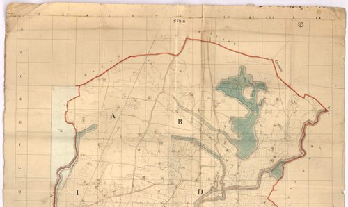 Benquet - Plan géométrique de la commune de Benquet