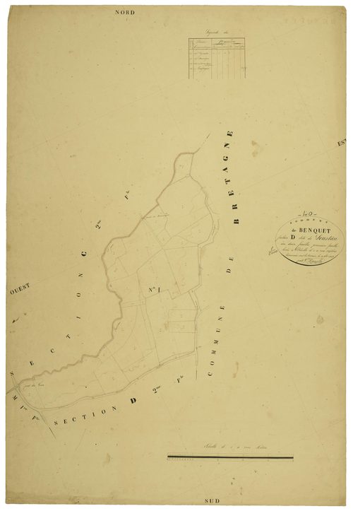 Benquet - Section D, feuille 1