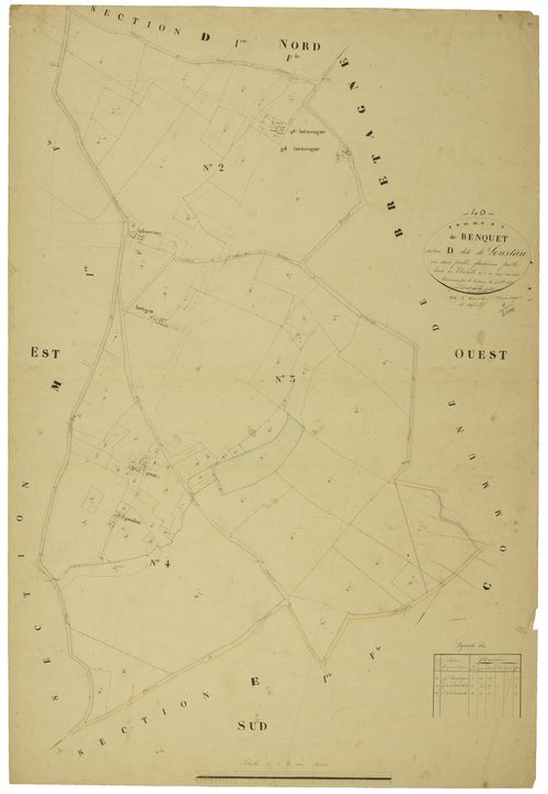 Benquet - Section D, feuille 2