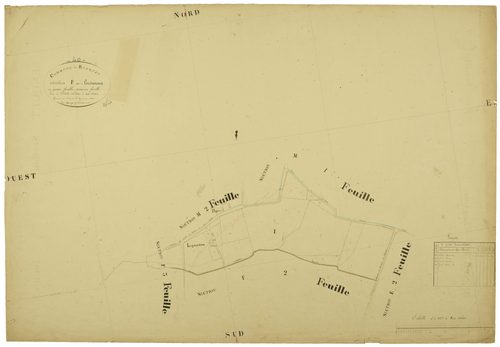 Benquet - Section F, feuille 1