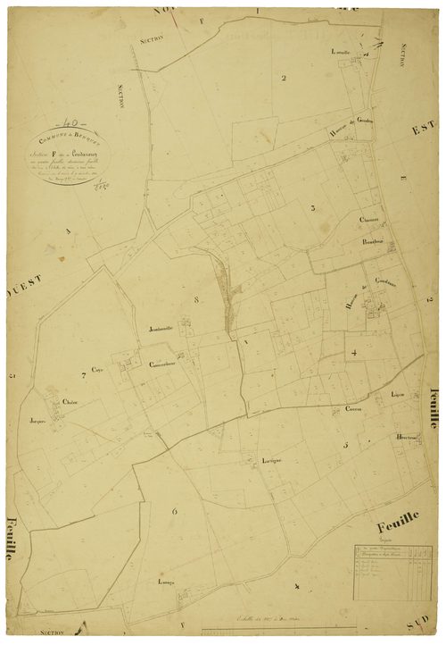 Benquet - Section F, feuille 2