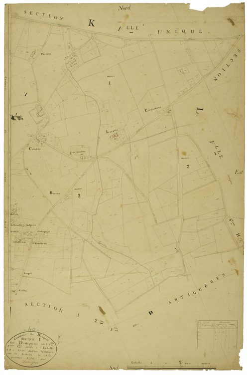 Benquet - Section I, feuille 1
