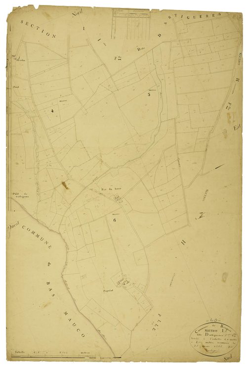 Benquet - Section I, feuille 2