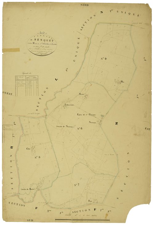 Benquet - Section M, feuille 2