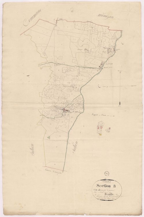 Bias - Section B, dite du quartier de Jouanon, par Lagrolet géomètre