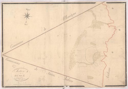 Bias - Section A, dite des Dunes, par Lagrolet géomètre