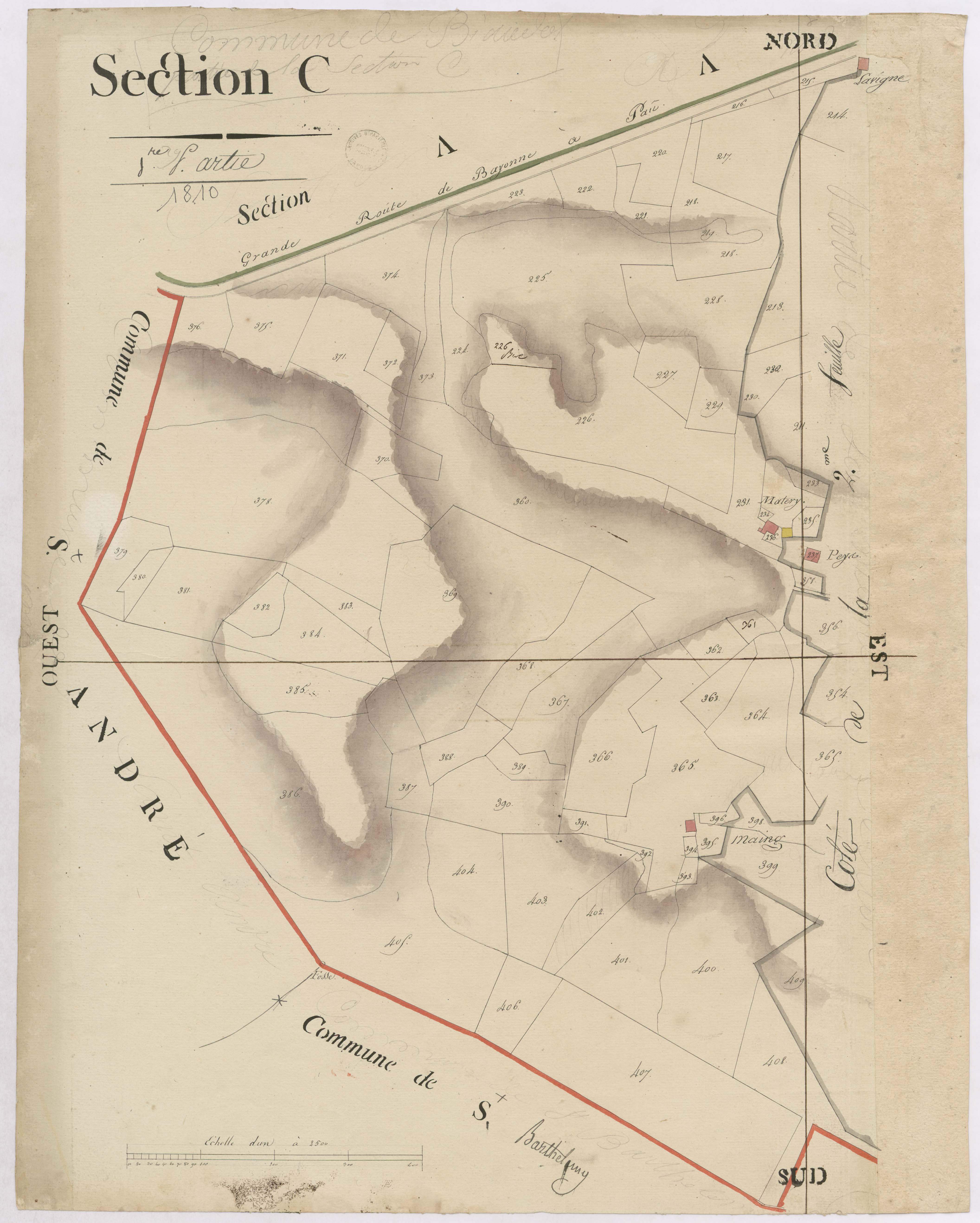Biaudos - Section C, 1re feuille