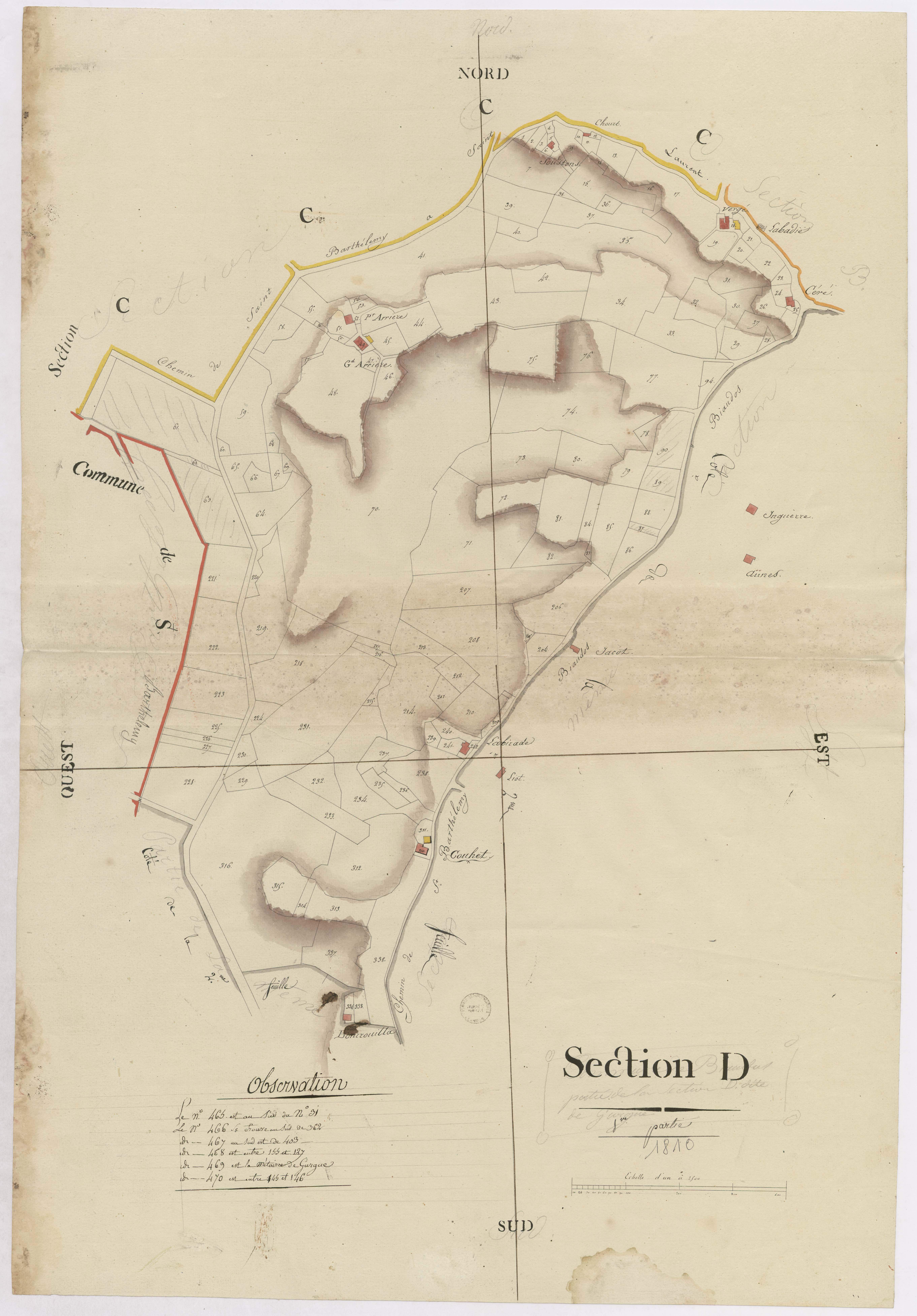Biaudos - Section D, 1re partie
