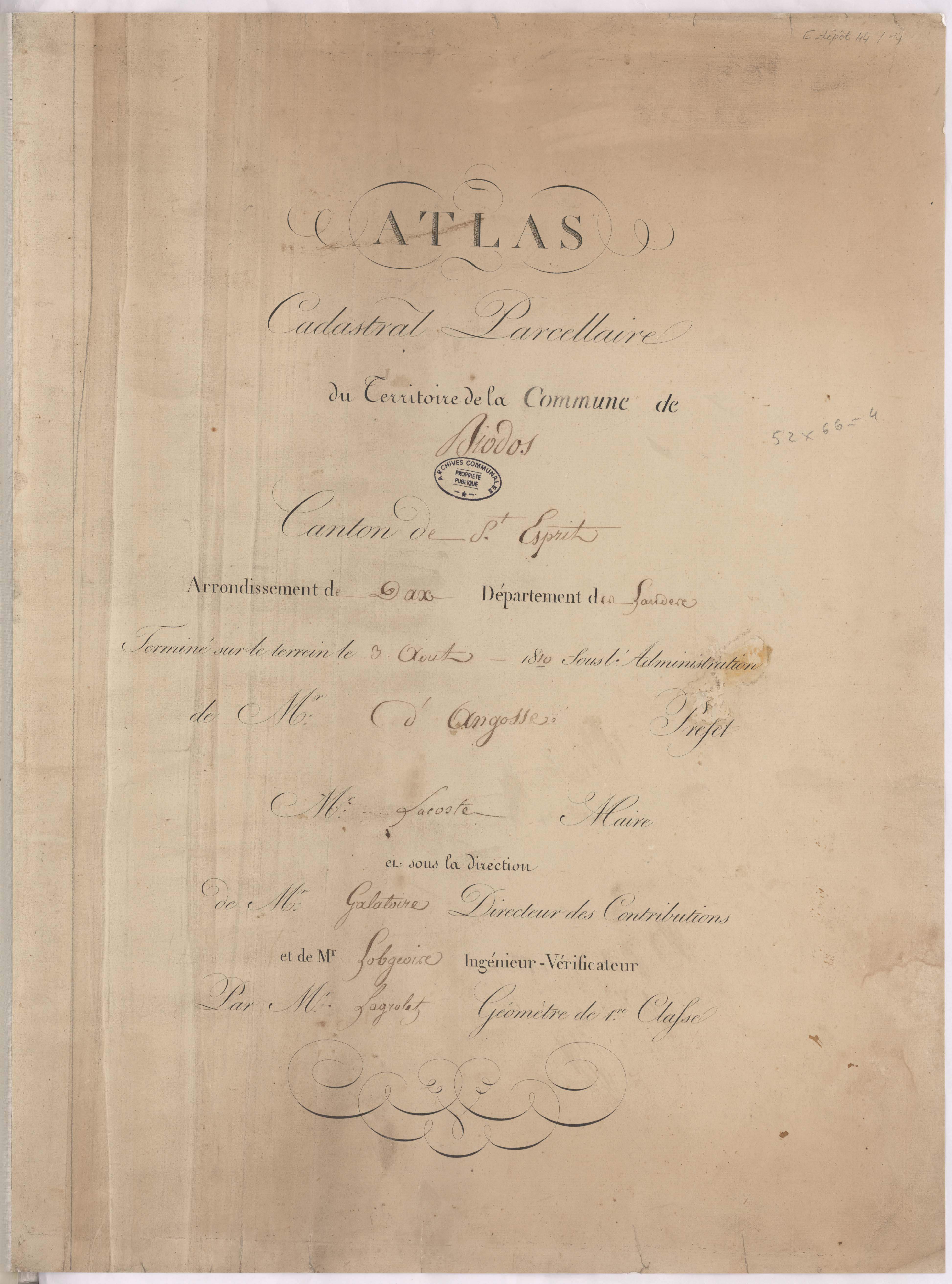 Biaudos - Page de titre