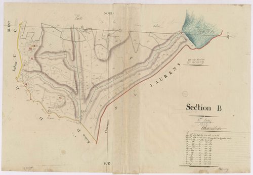 Biaudos - Section B, 2e feuille