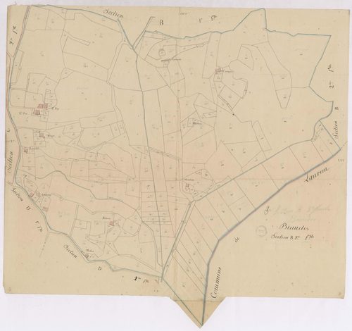Biaudos - Section B, 2e feuille